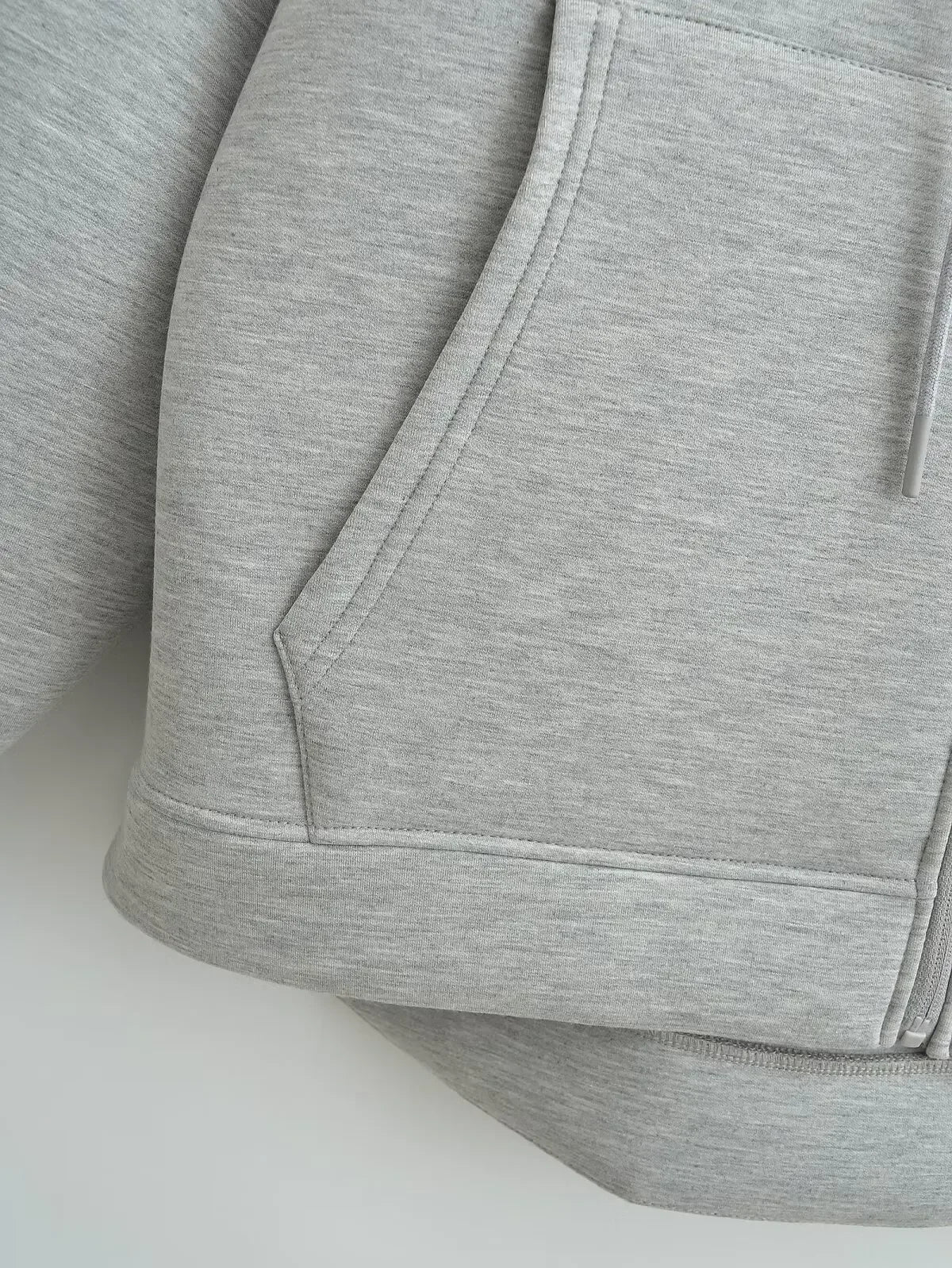 Damen Oversize Hoodie Jacke