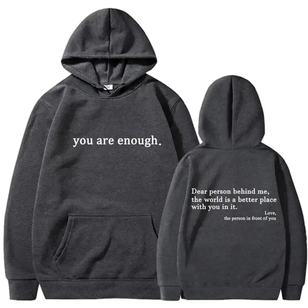 Herren Oversize Hoodie „You Are Enough“
