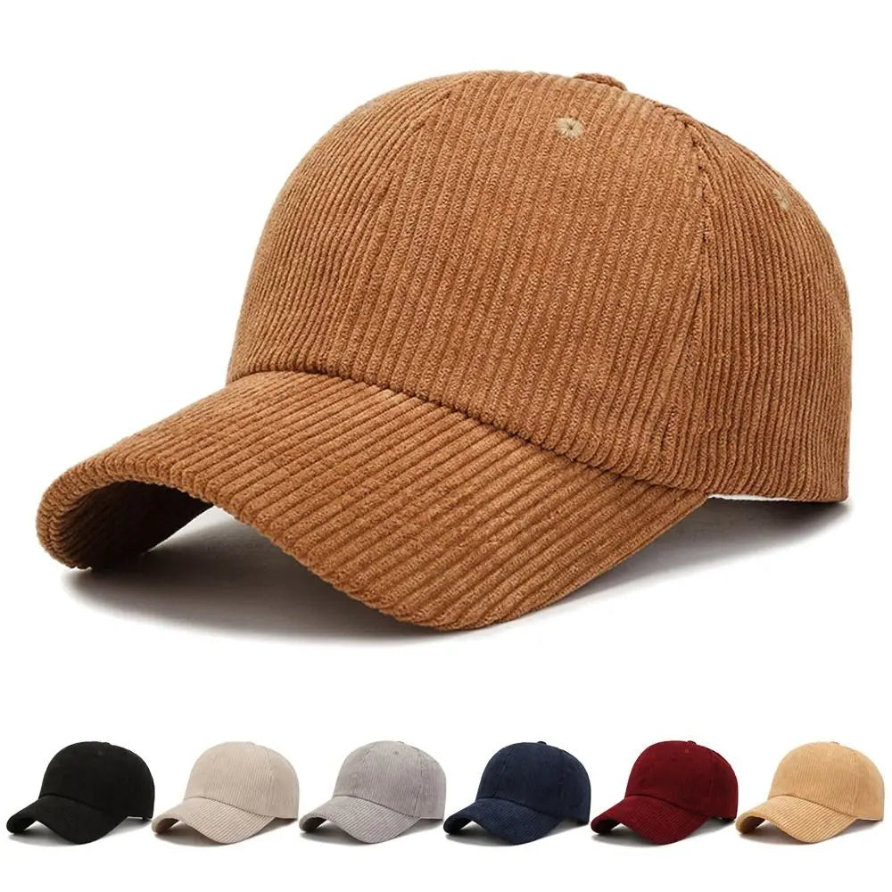 Corduroy Baseball Cap – Vintage Style