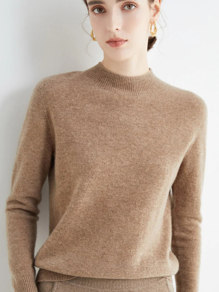 Damen Merino Sweater 100% Wolle