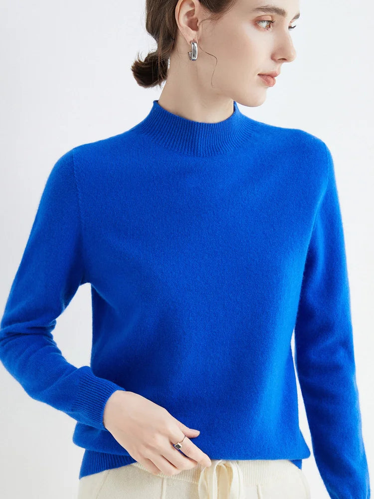Damen Merino Sweater 100% Wolle