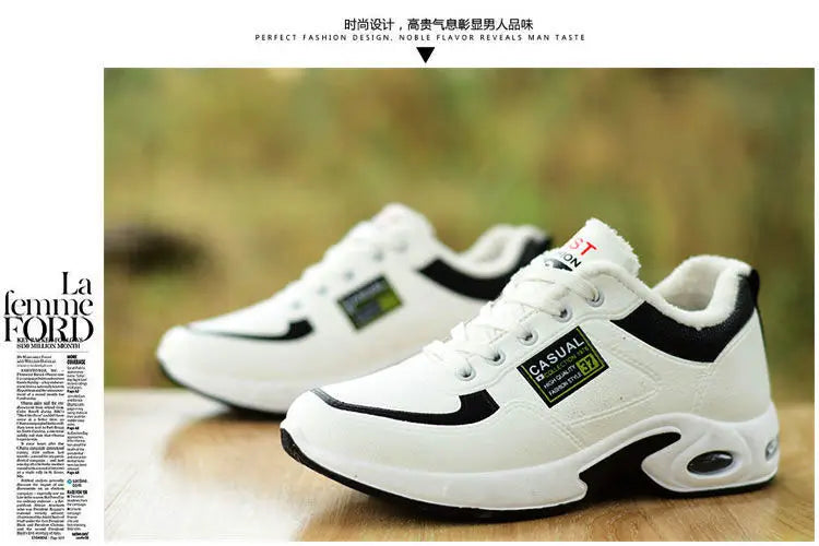 Trend Sportschuhe – Schnürsneaker mit dicker Sohle rutschfest