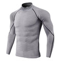 Herren Sport Kompressionsshirt – Langarm Quick Dry