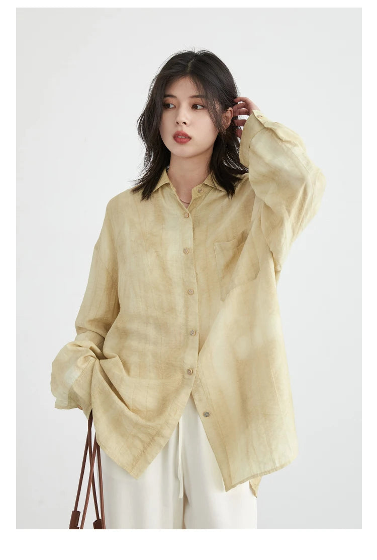 Damen Bluse – Loose Fit