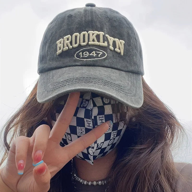 Brooklyn Alphabet Baseball Cap – Cotton Snapback Hat