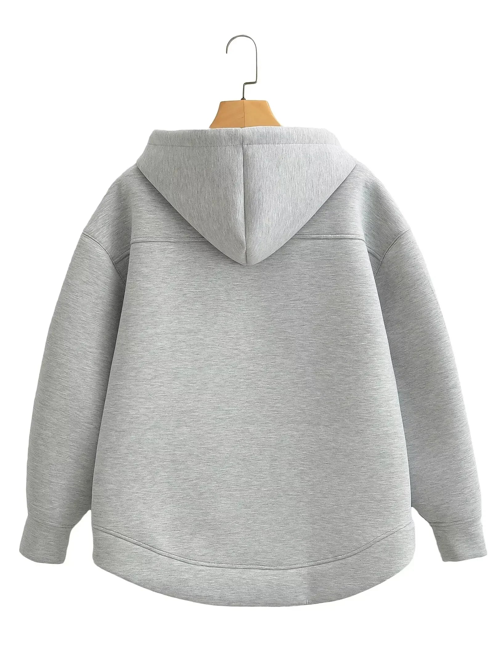 Damen Oversize Hoodie Jacke