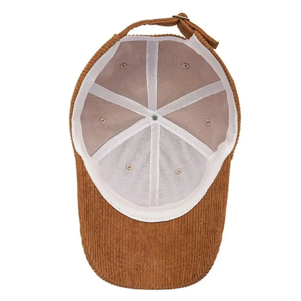 Corduroy Baseball Cap – Vintage Style