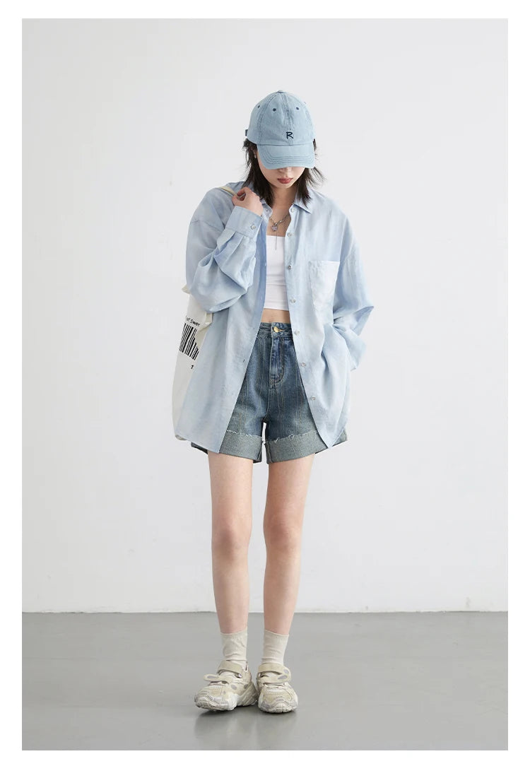 Damen Bluse – Loose Fit