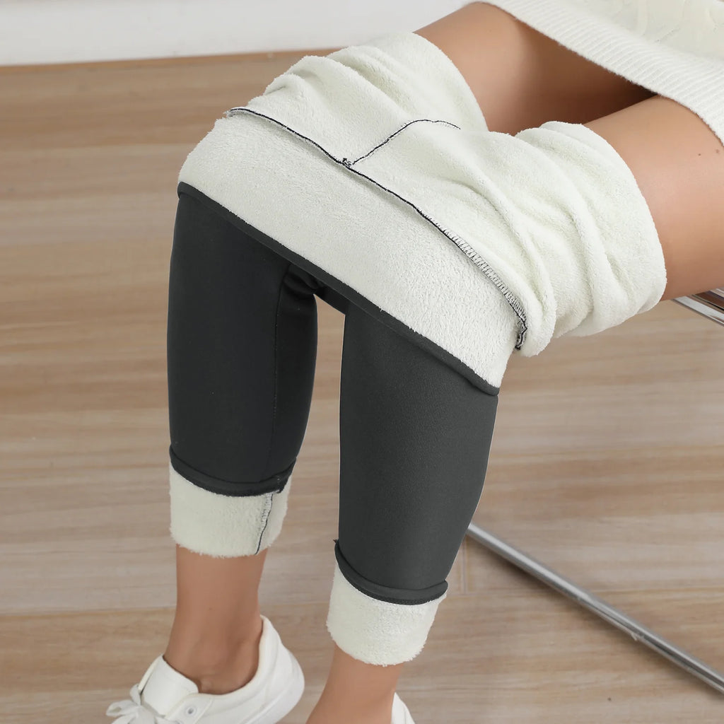 Damen Winter Leggings High Waist