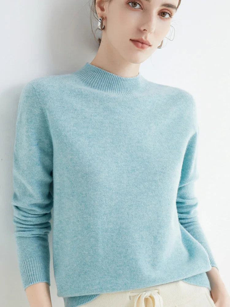 Damen Merino Sweater 100% Wolle