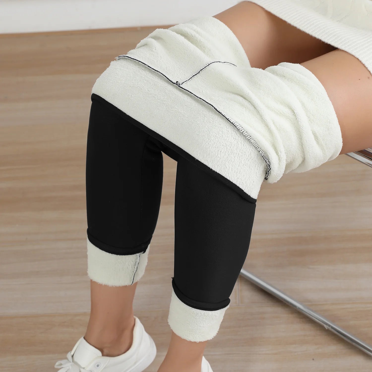 Damen Winter Leggings High Waist