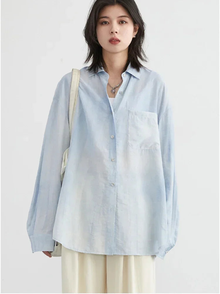 Damen Bluse – Loose Fit