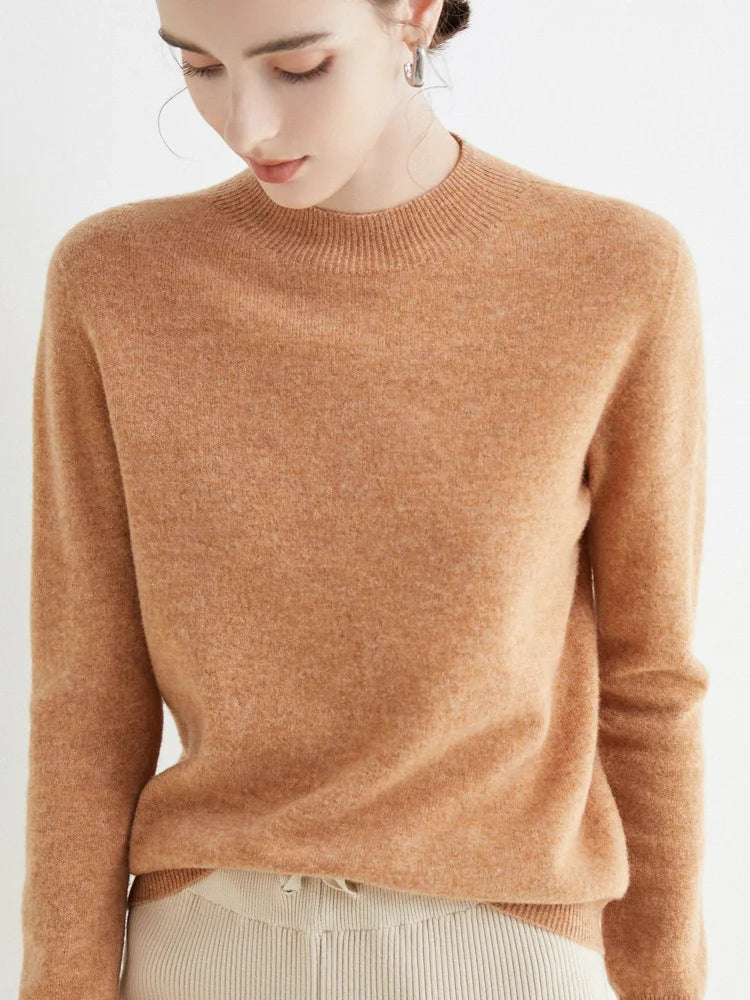 Damen Merino Sweater 100% Wolle