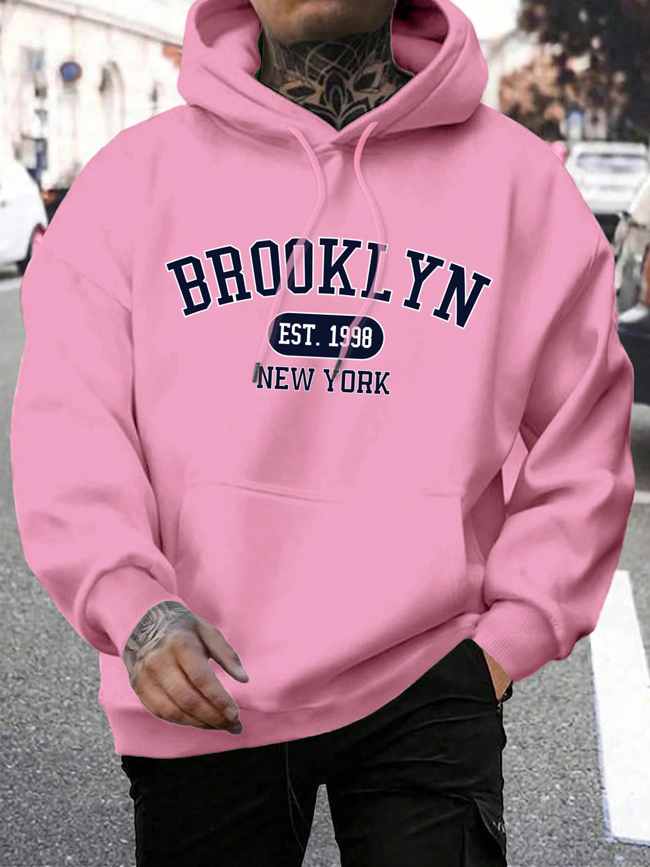 Herren Oversize Hoodie Brooklyn Est. 1998