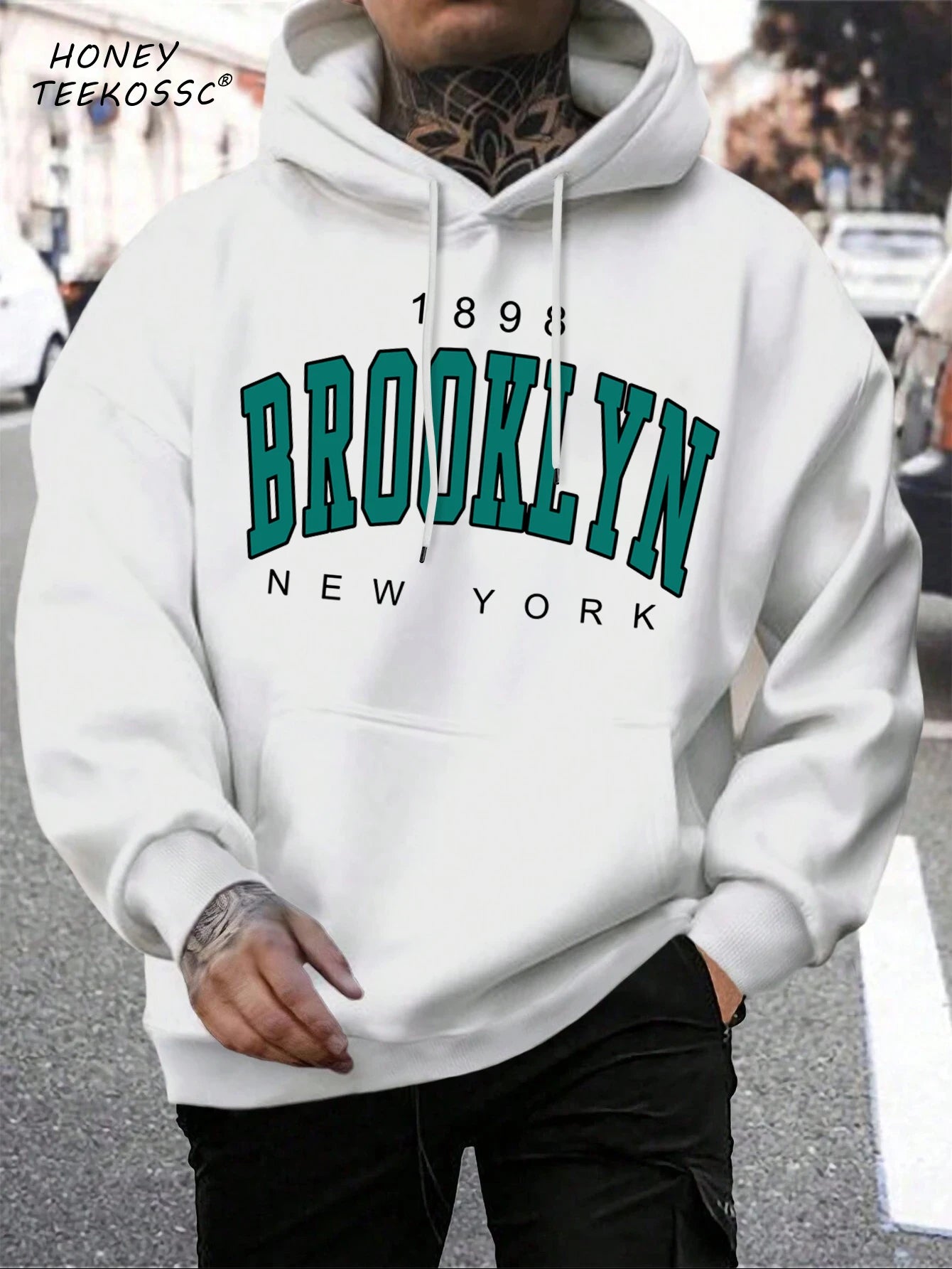 Herren Oversize Hoodie Brooklyn Est. 1998