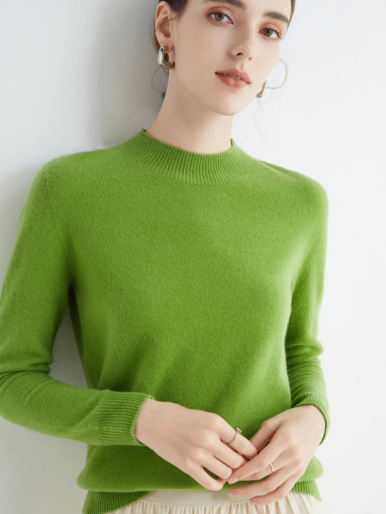 Damen Merino Sweater 100% Wolle