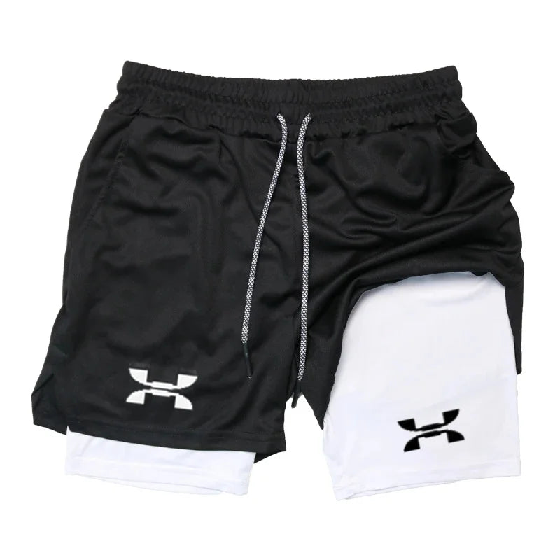 2-in-1 Herren Laufshorts