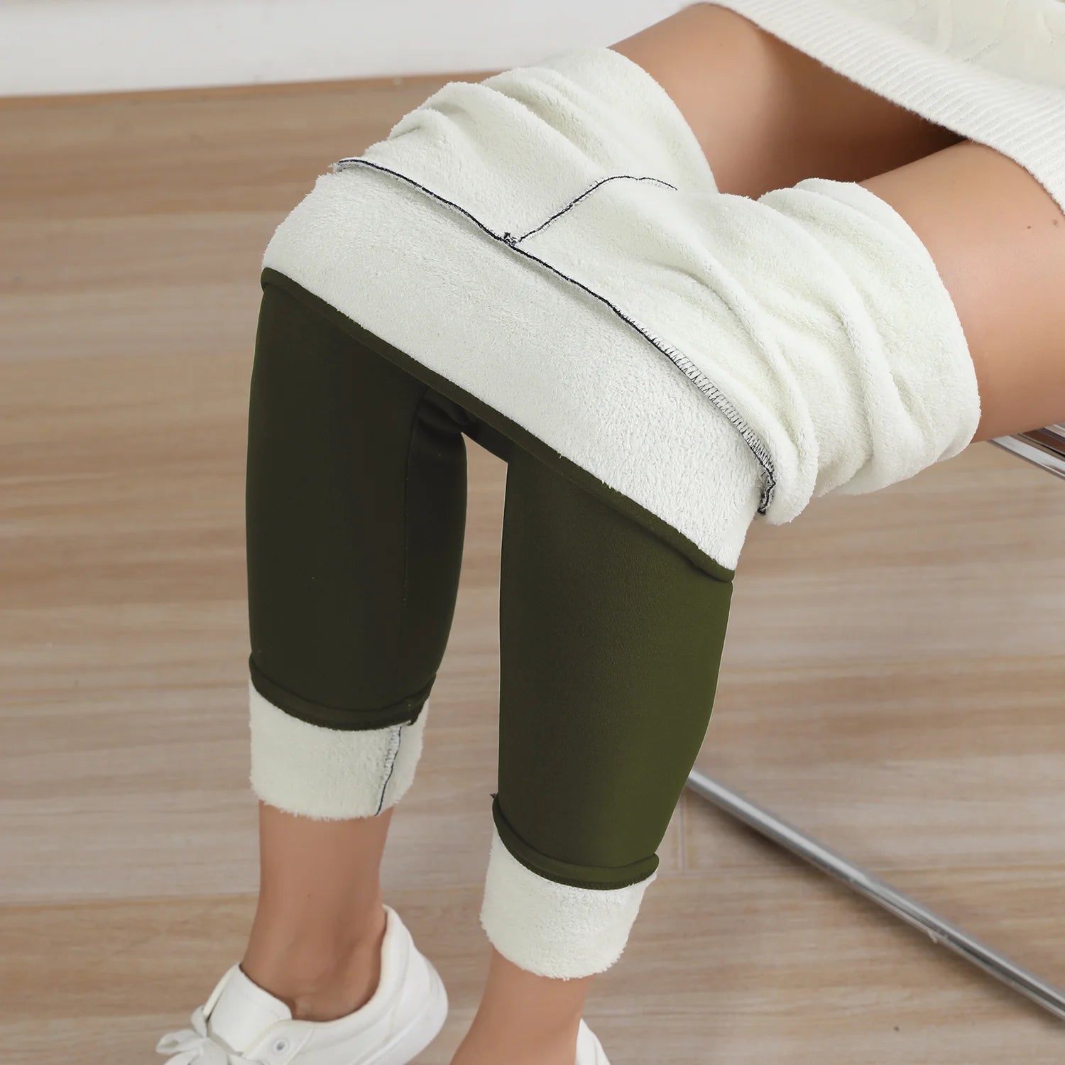 Damen Winter Leggings High Waist