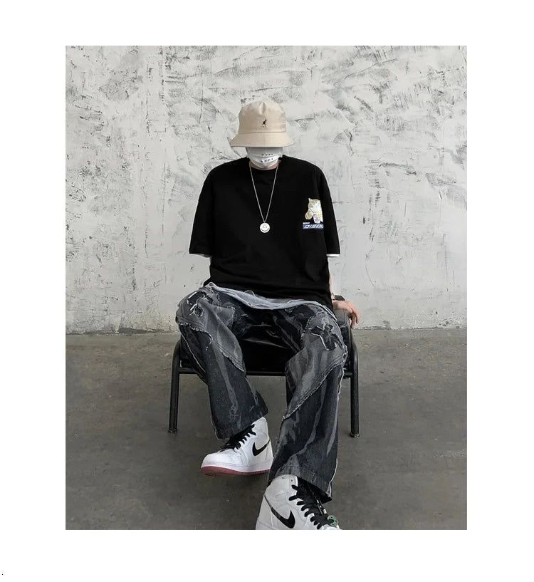 Oversize T-Shirt – Harajuku Cat Print | Japan Style