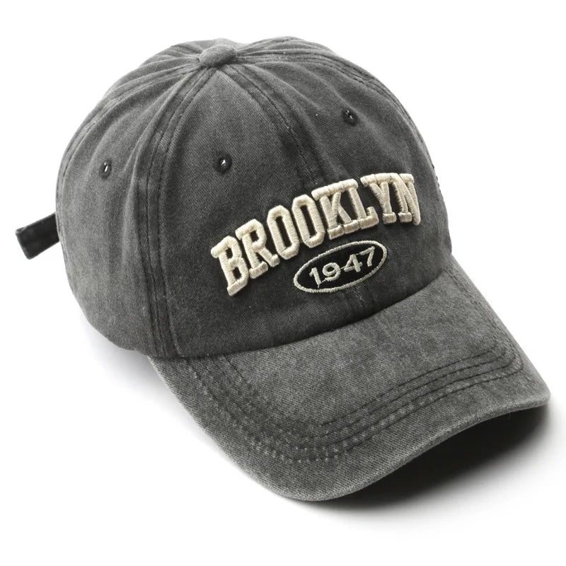 Brooklyn Alphabet Baseball Cap – Cotton Snapback Hat