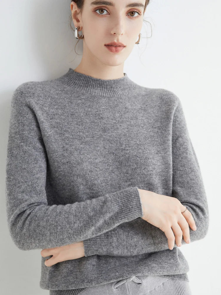 Damen Merino Sweater 100% Wolle