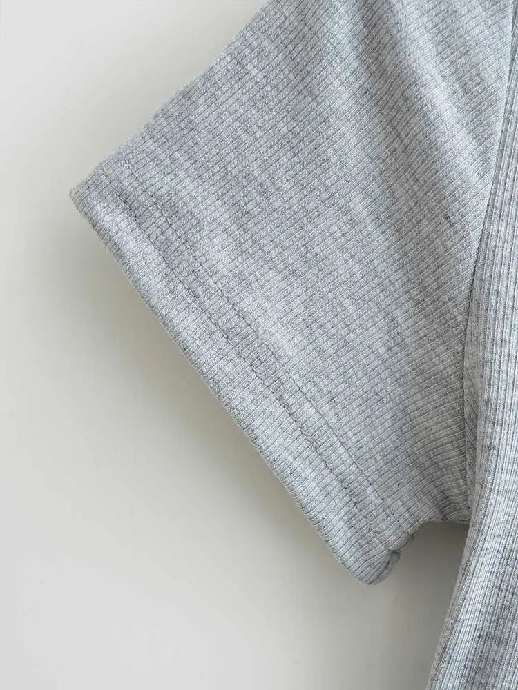 Damen Slim Fit Crop Top