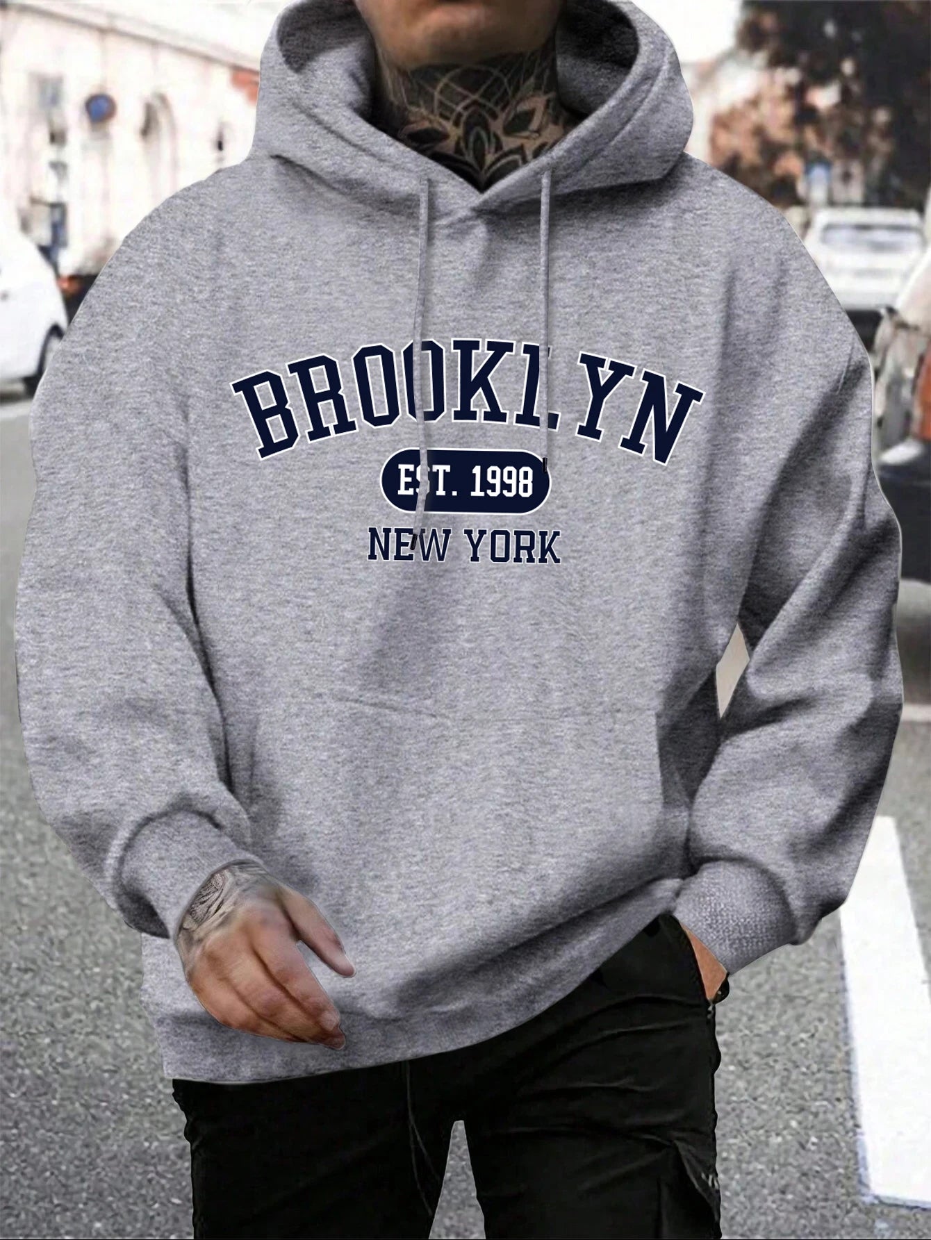 Herren Oversize Hoodie Brooklyn Est. 1998