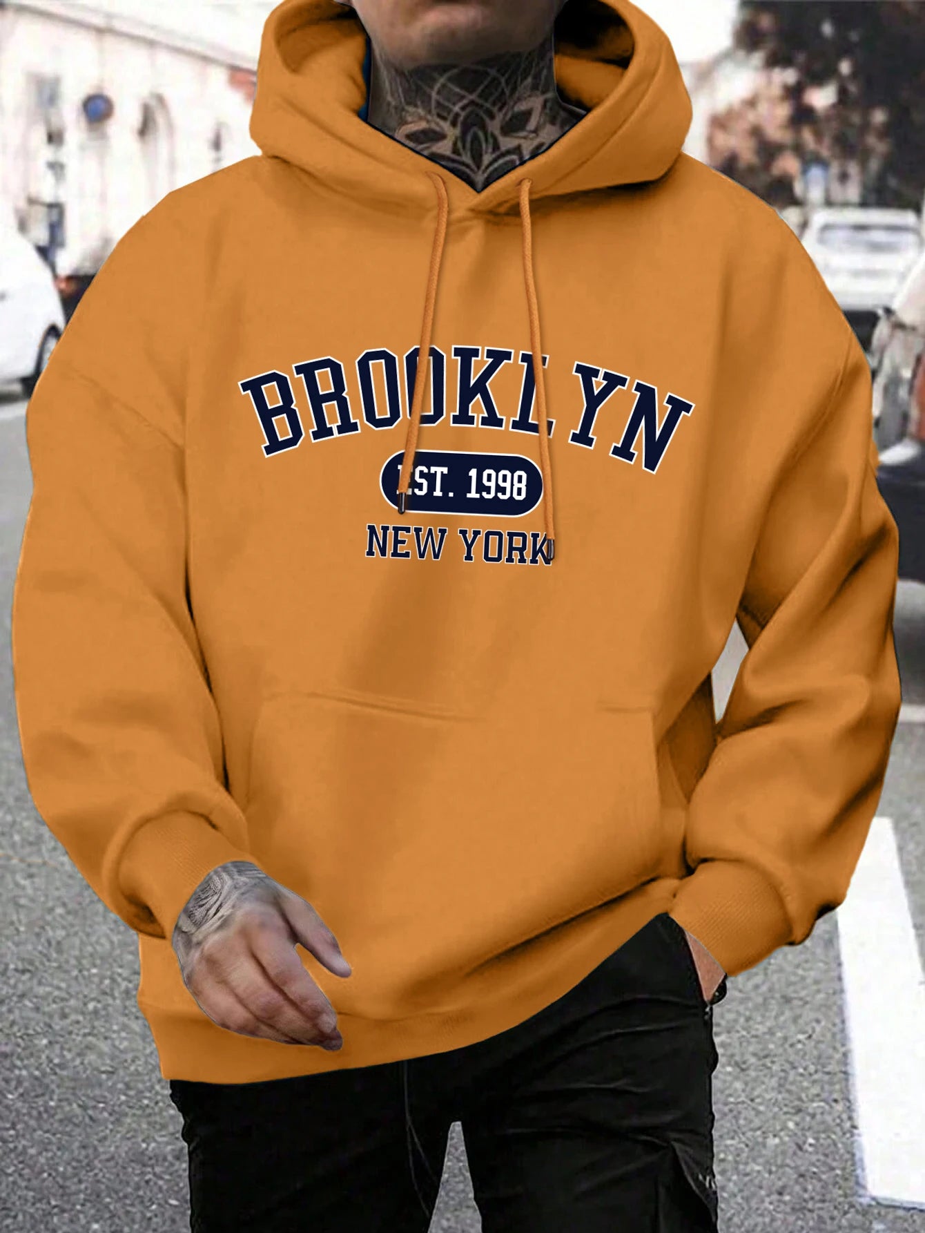 Herren Oversize Hoodie Brooklyn Est. 1998