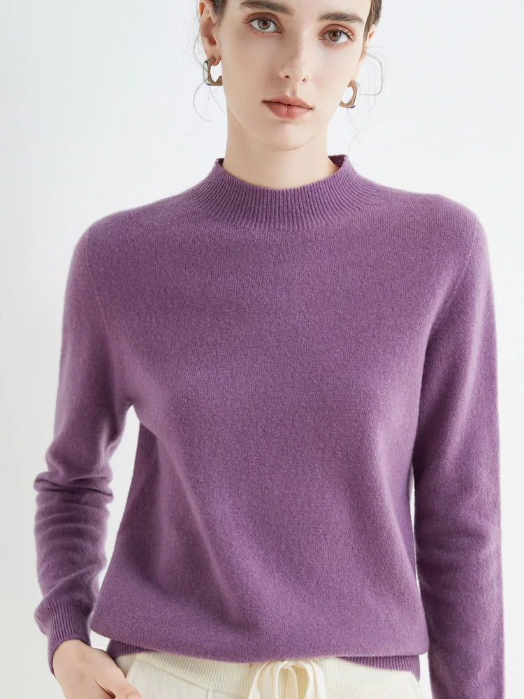 Damen Merino Sweater 100% Wolle