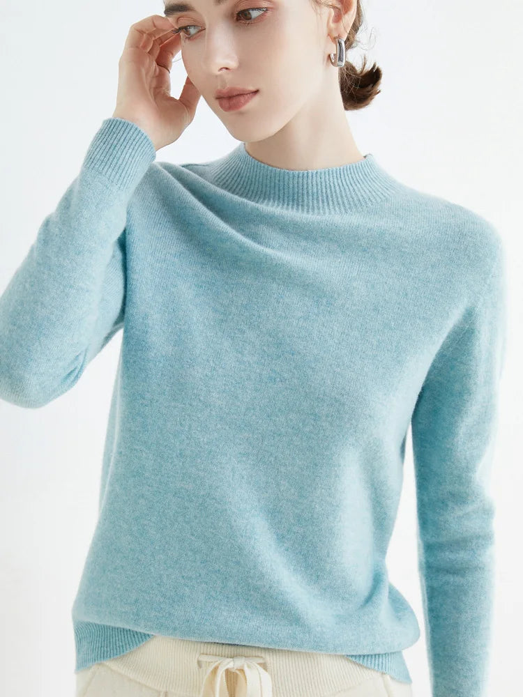 Damen Merino Sweater 100% Wolle