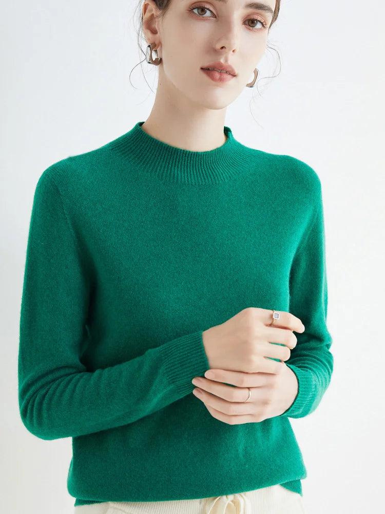 Damen Merino Sweater 100% Wolle