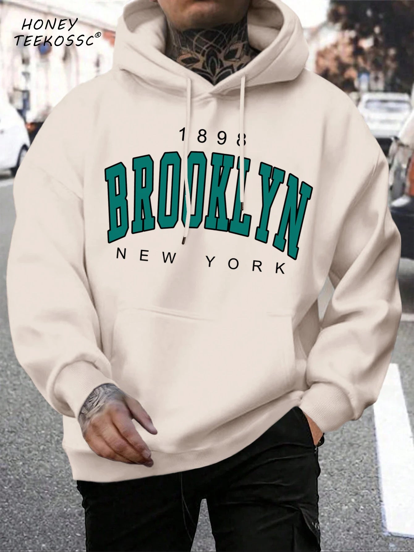 Herren Oversize Hoodie Brooklyn Est. 1998