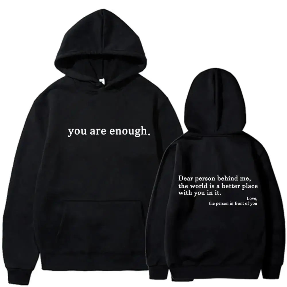 Herren Oversize Hoodie „You Are Enough“