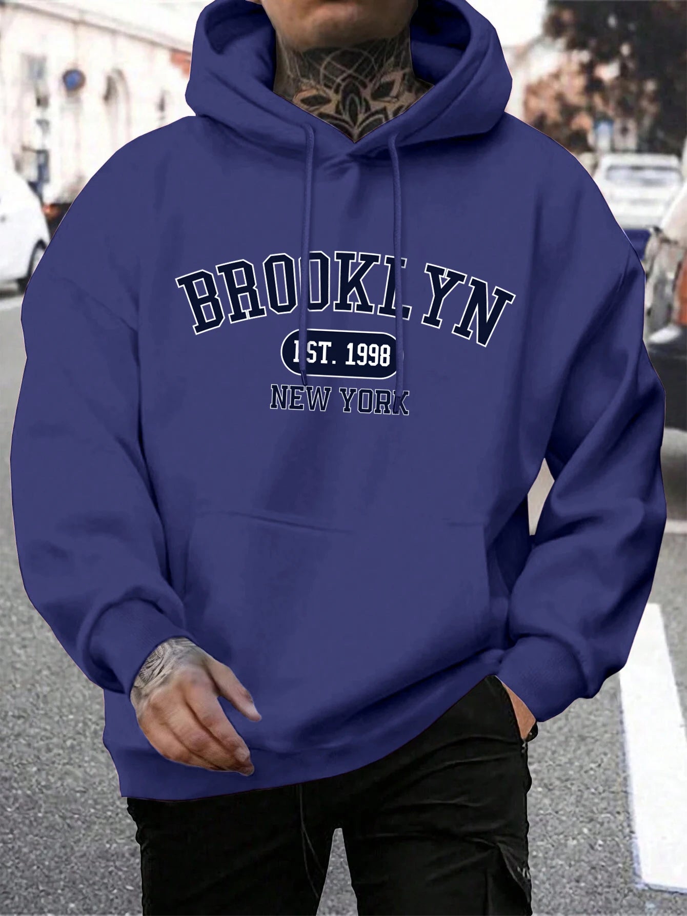 Herren Oversize Hoodie Brooklyn Est. 1998