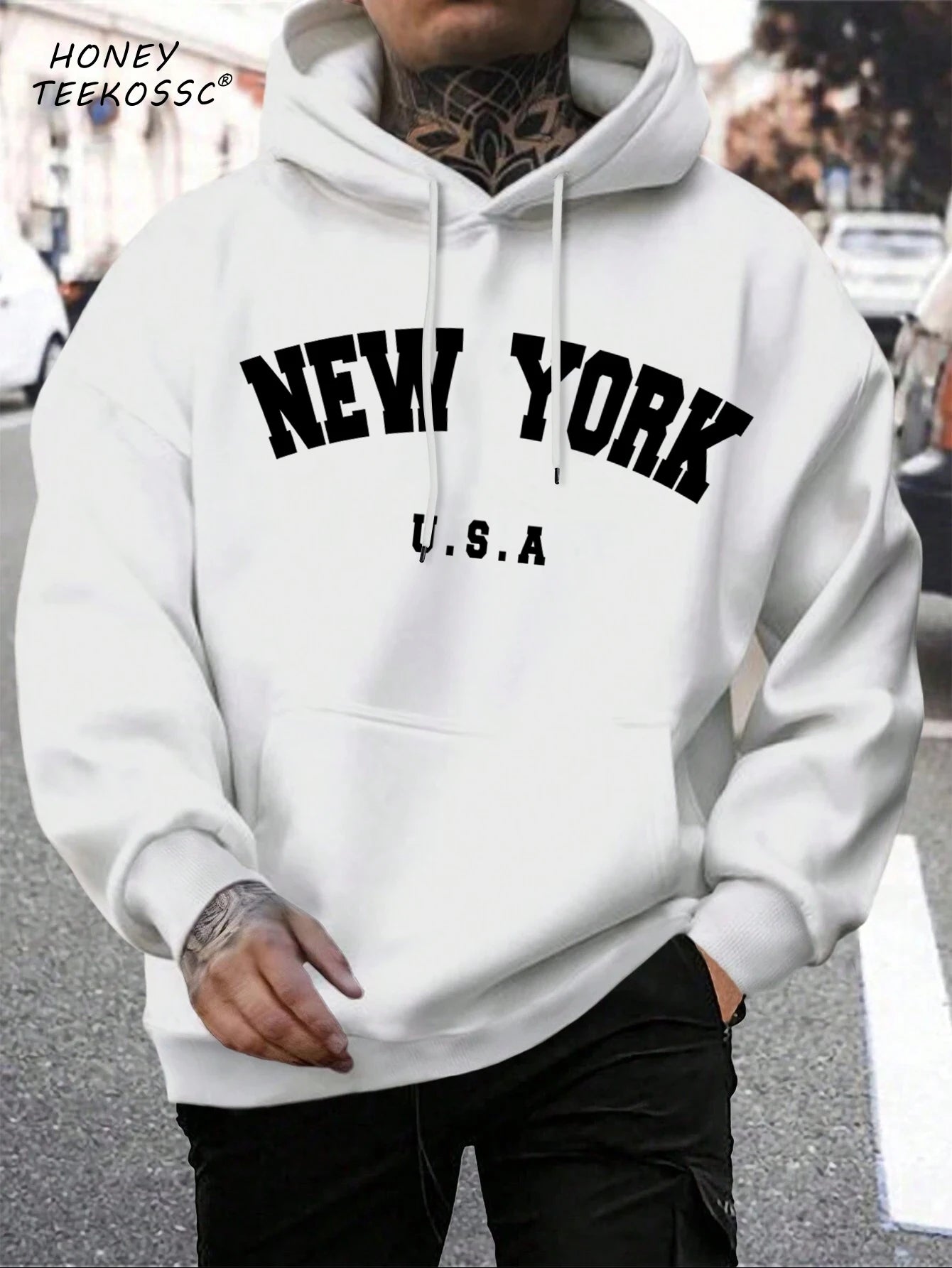 Herren Oversize Hoodie Brooklyn Est. 1998