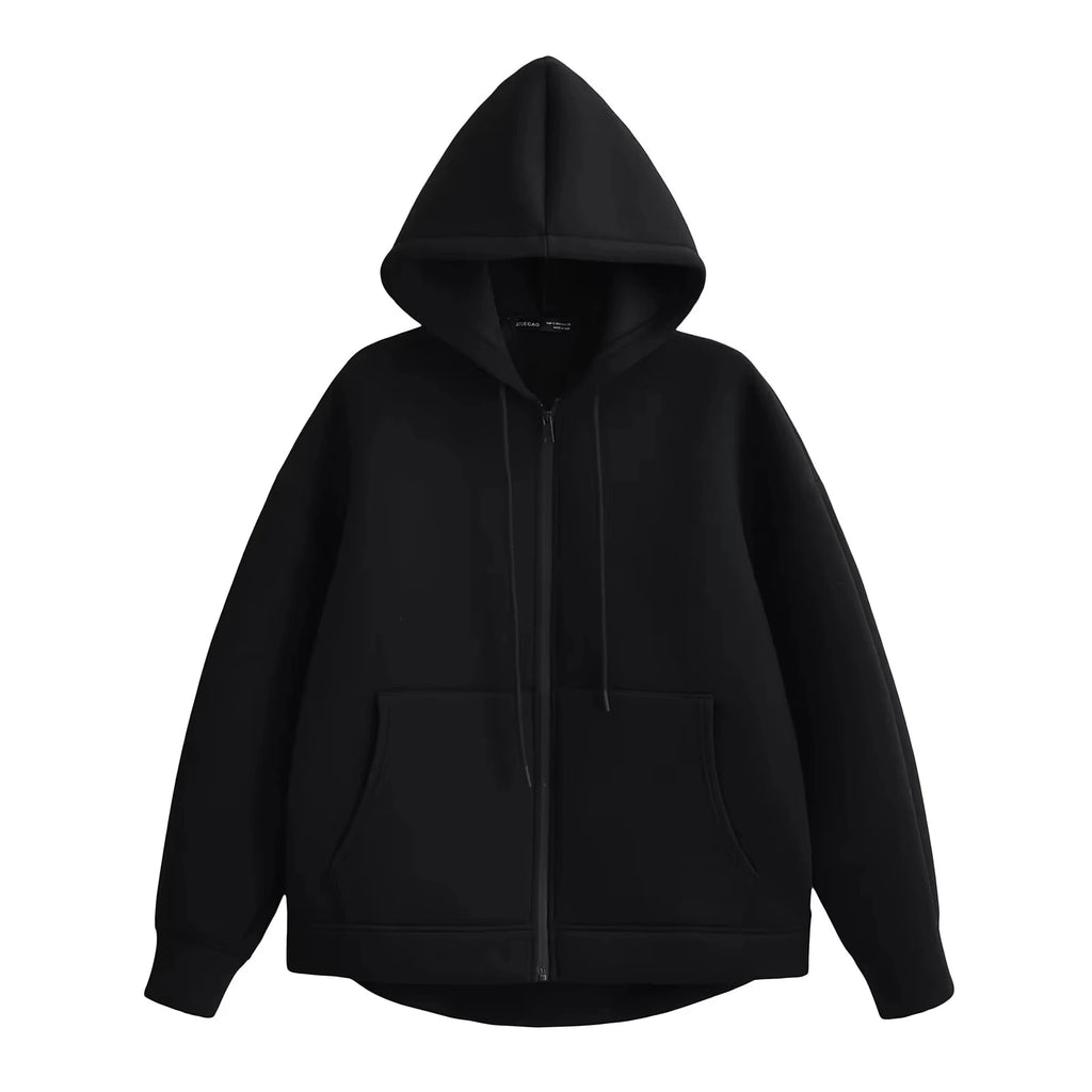 Damen Oversize Hoodie Jacke