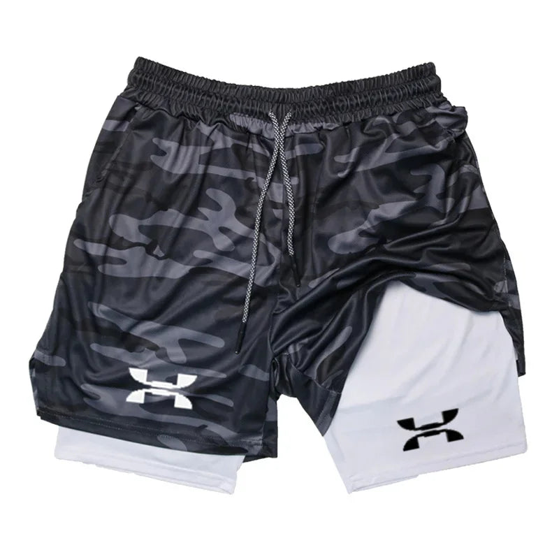 2-in-1 Herren Laufshorts