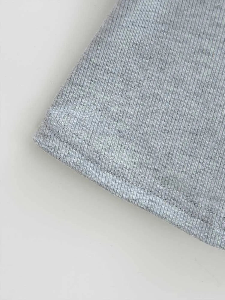 Damen Slim Fit Crop Top