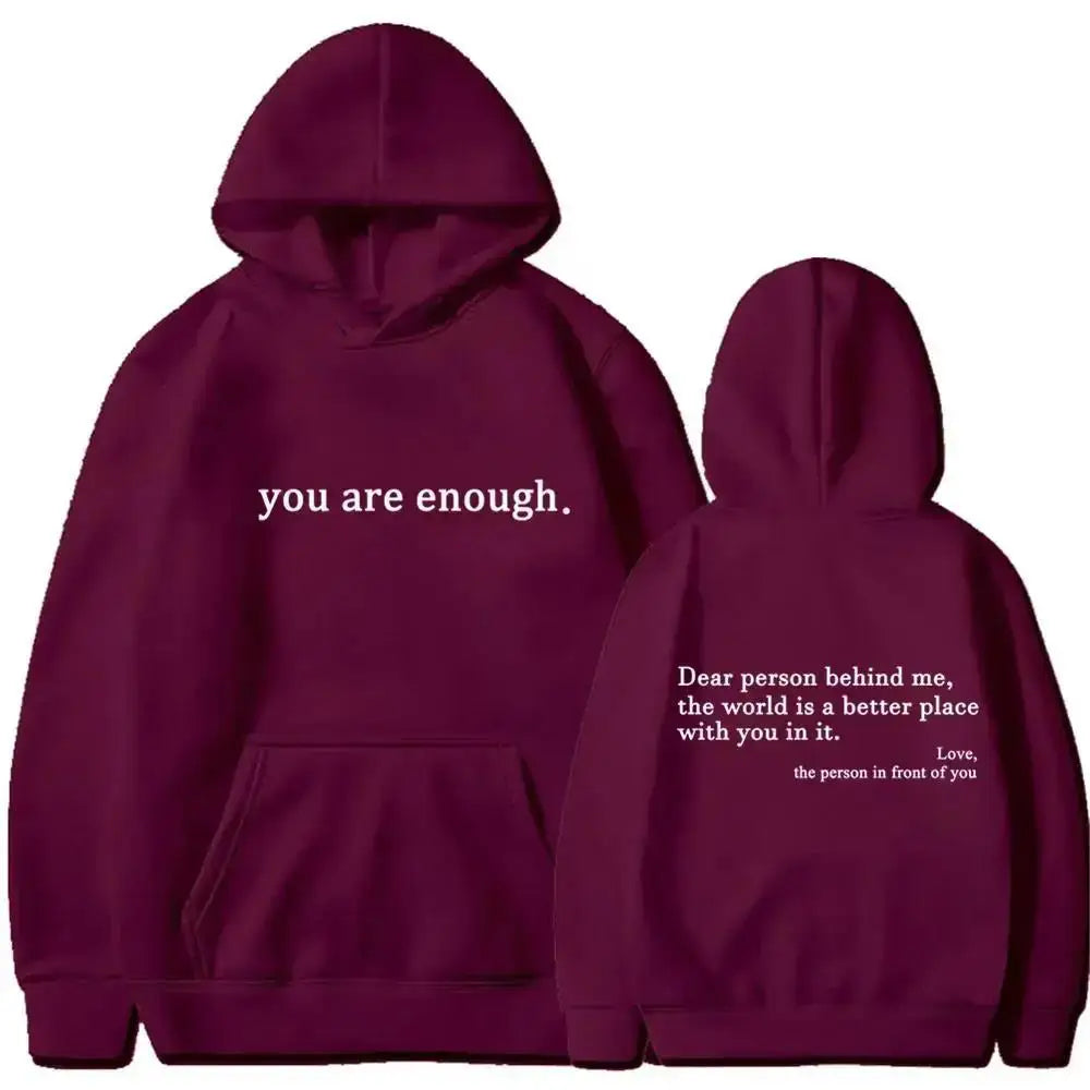 Herren Oversize Hoodie „You Are Enough“