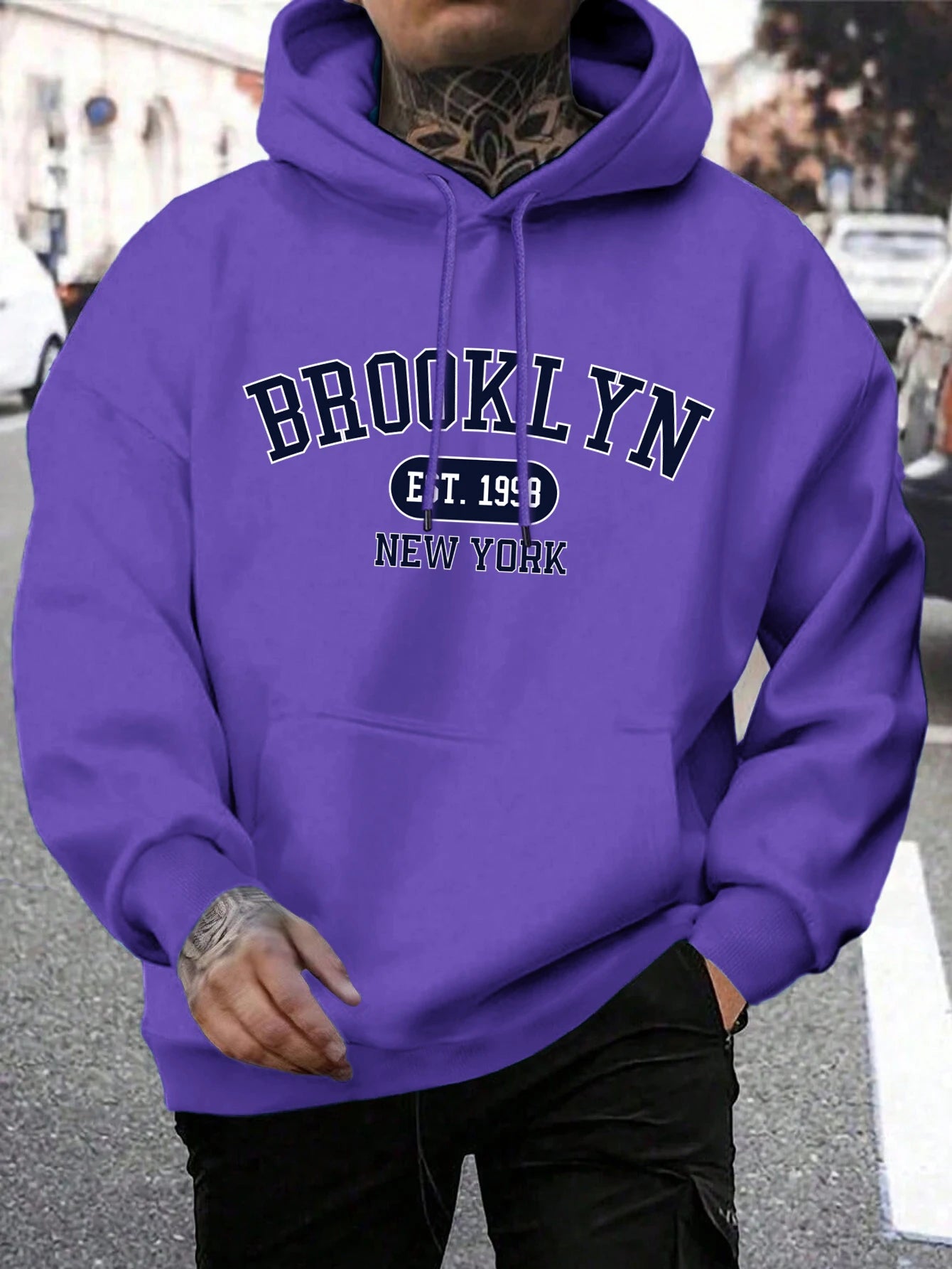 Herren Oversize Hoodie Brooklyn Est. 1998