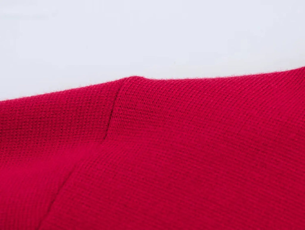 Damen Cropped Knit Cardigan – Button Front Sweater