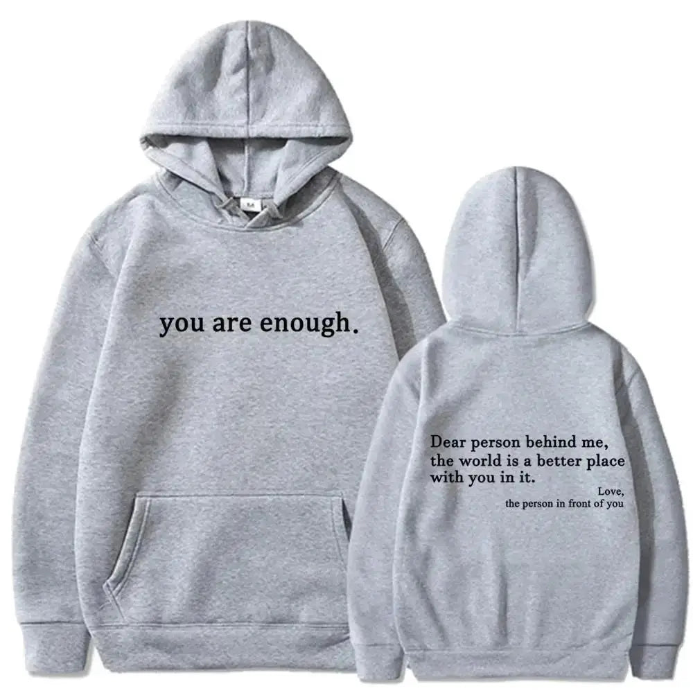 Herren Oversize Hoodie „You Are Enough“