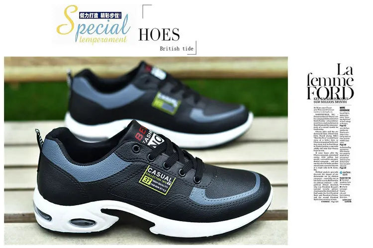 Trend Sportschuhe – Schnürsneaker mit dicker Sohle rutschfest