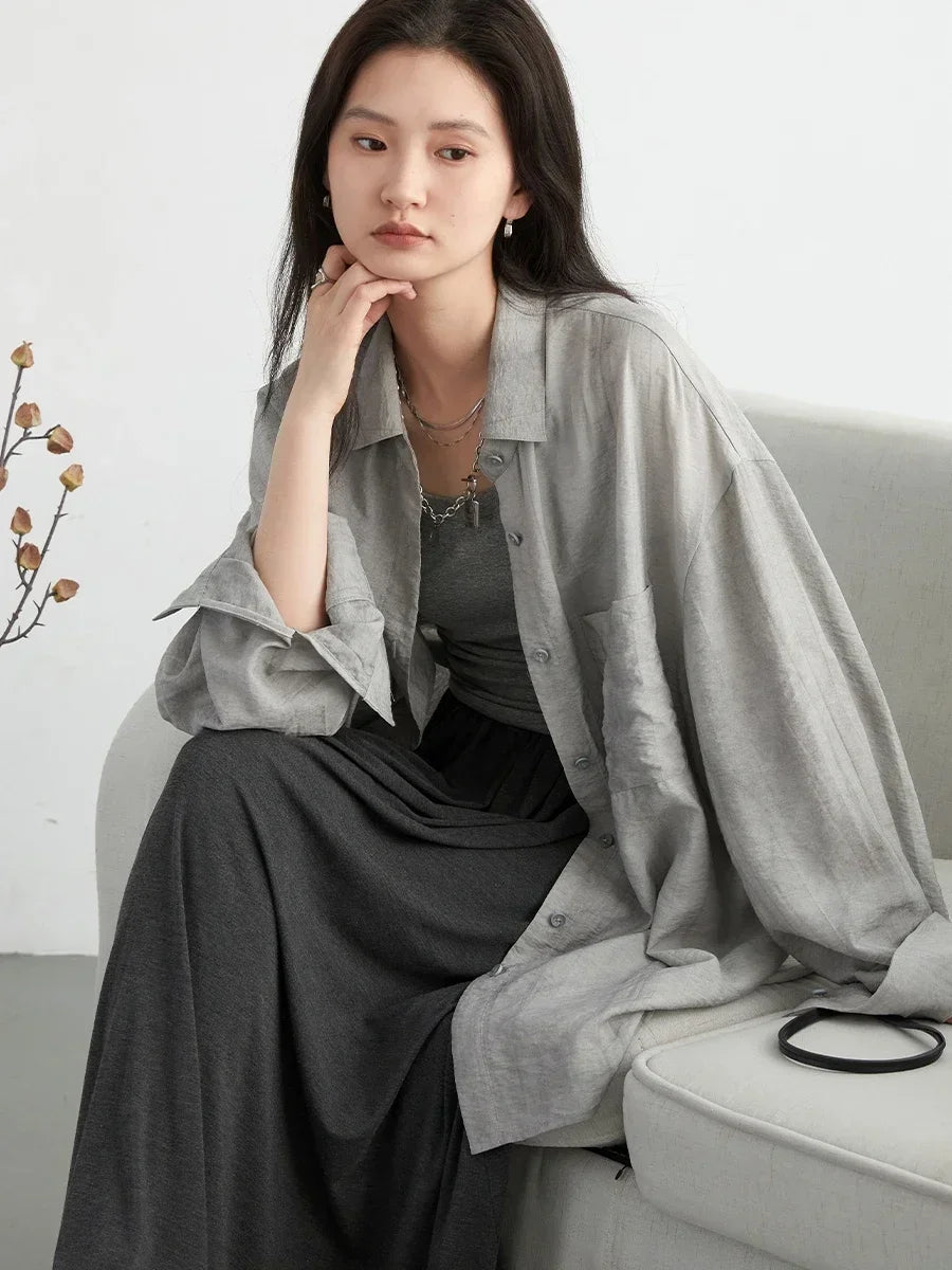 Damen Bluse – Loose Fit