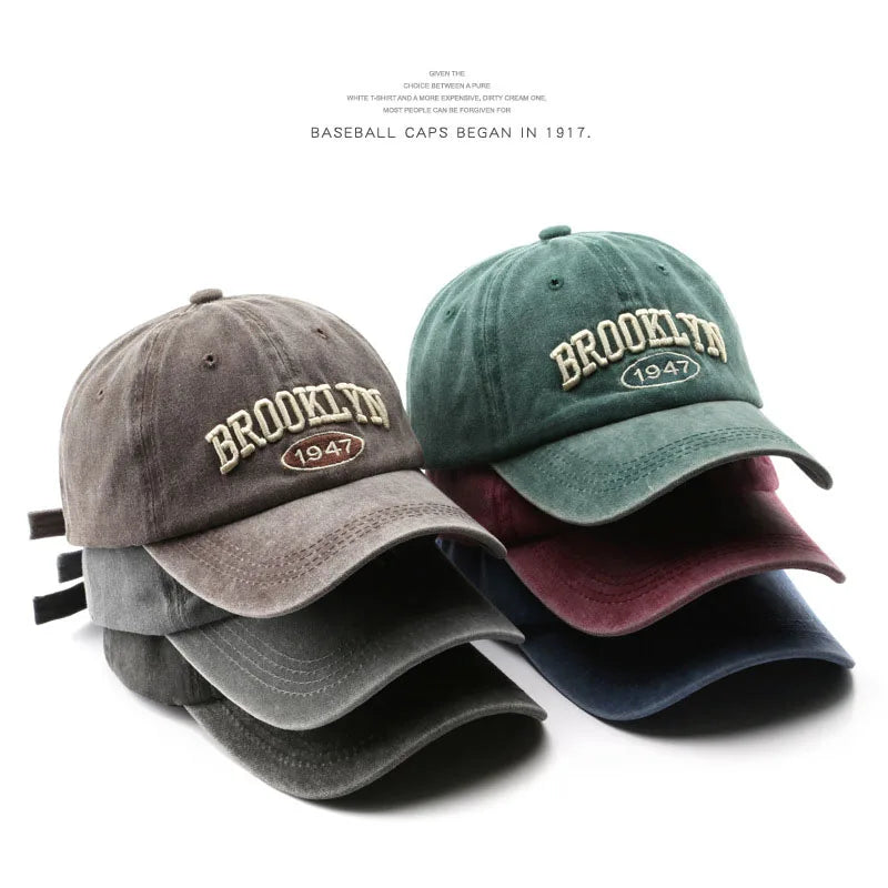 Brooklyn Alphabet Baseball Cap – Cotton Snapback Hat