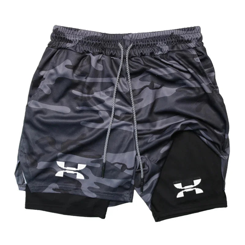 2-in-1 Herren Laufshorts