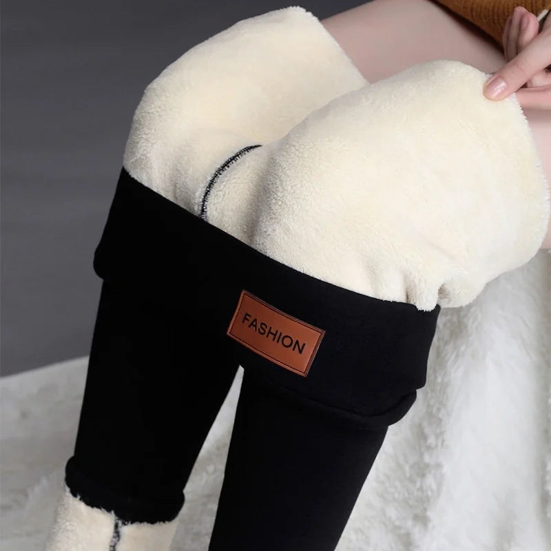 Damen Winter Leggings High Waist – Thermo Fleece & Stretch