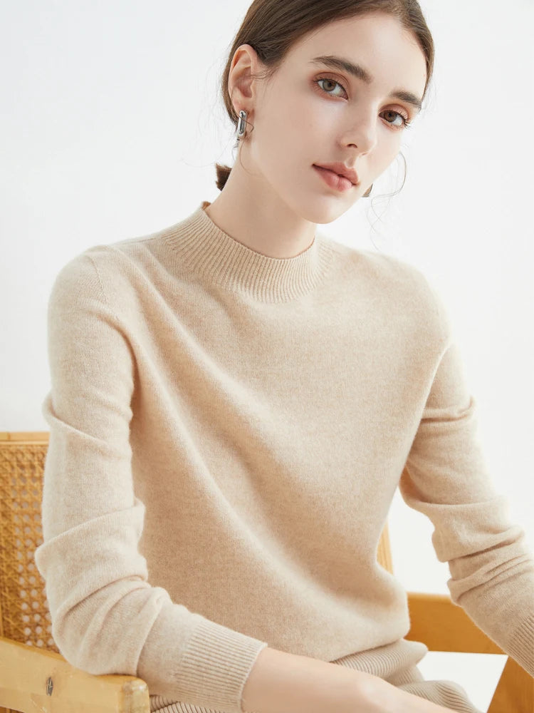 Damen Merino Sweater 100% Wolle
