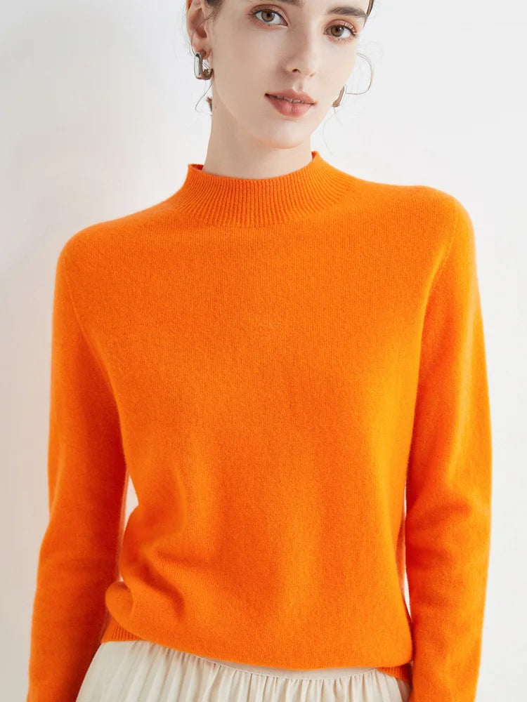 Damen Merino Sweater 100% Wolle