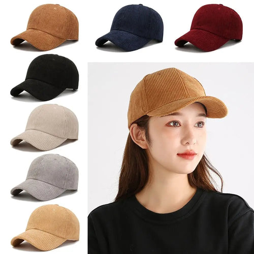 Corduroy Baseball Cap – Vintage Style